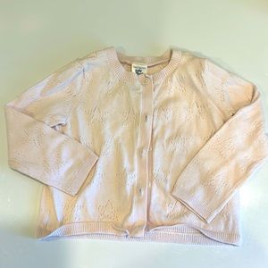 Baby Bgosh cardigan with perforated stars 9-12mos